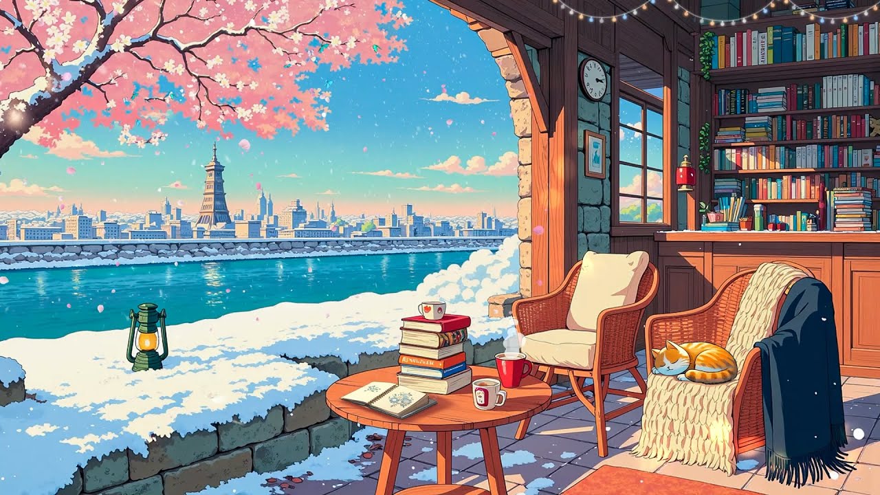 Spring Coffee Moments ☕ Begin New Day with Positive Vibes 🌸 Lofi Hip Hop - Beats to Relax/Study
