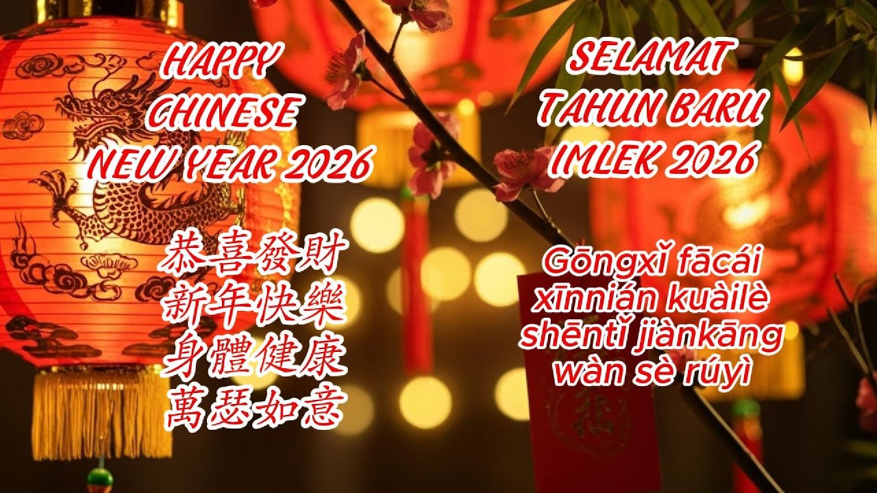 大地回春   Dà Dì Huí Chūn Lagu Imlek Ceria 2026 | Happy Chinese New Year Song | 恭喜发财 🎉