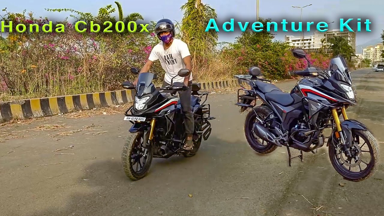 Honda cb200x Adventure Kit | Saddle Stay | Top Rack | Adventure Guard