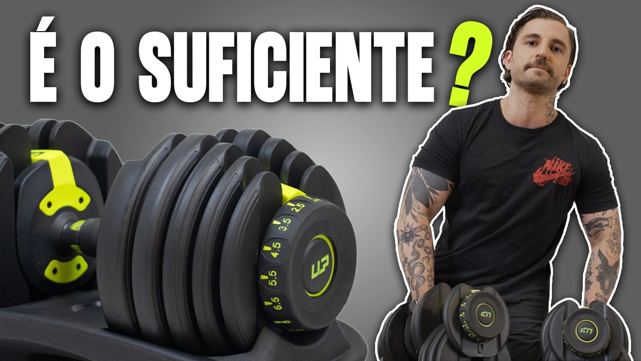 O Halter Ajustável MAIS VENDIDO | Dumbbell Ajustável 24kg UPLIFT (NOVA VERSÃO)