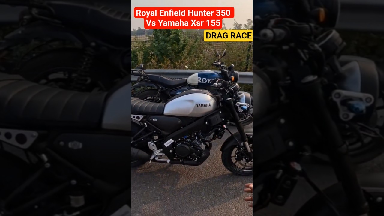 Royal Enfield Hunter 350 Vs Yamaha Xsr 155 Drag Race 
