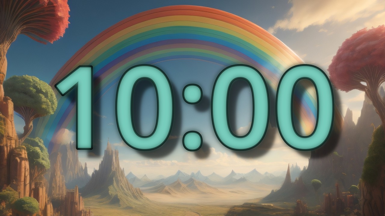 10 Minute Timer | Rainbow Colors