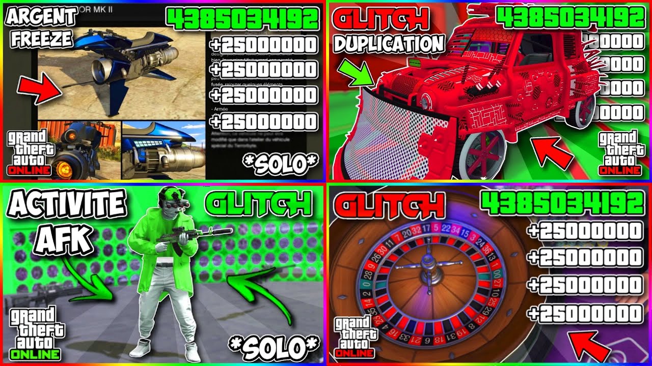 ✔TOP 3 GLITCHS D'ARGENT EN SOLO SUR GTA 5 ONLINE !