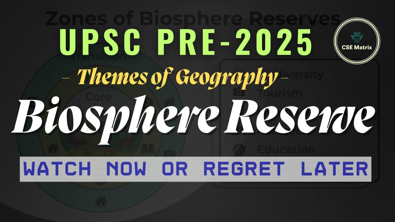 All Biosphere Reserves Explained with Map | UPSC Prelims 2025 Must-Revise