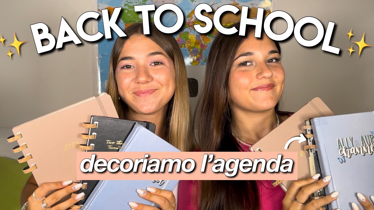 DECORIAMO LE NOSTRE 3 AGENDE + QUALI ABBIAMO SCELTO? 🗒️💞// back to school #5