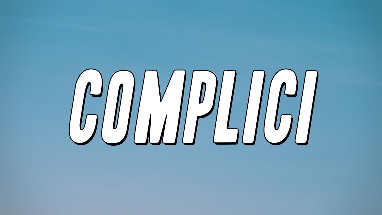 Enrico Nigiotti, Gianna Nannini - Complici (Testo)