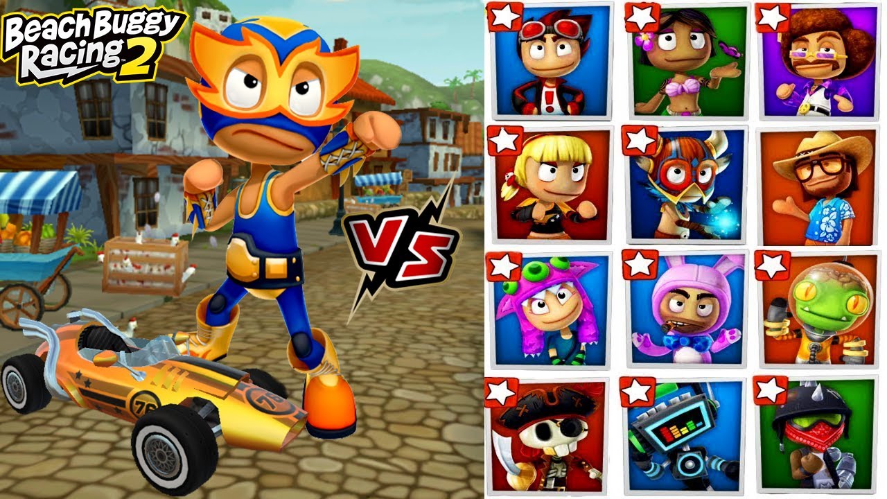 Beach Buggy Racing 2 Android Gameplay | El Zipo & Indy Car vs All Bosses Battles