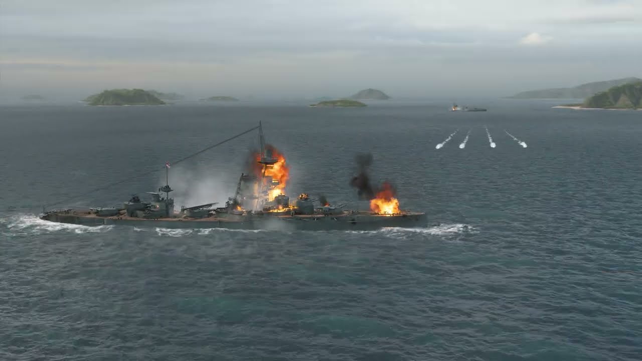 INSANE Naval War! World of Warships PC Ultra Graphics Gameplay