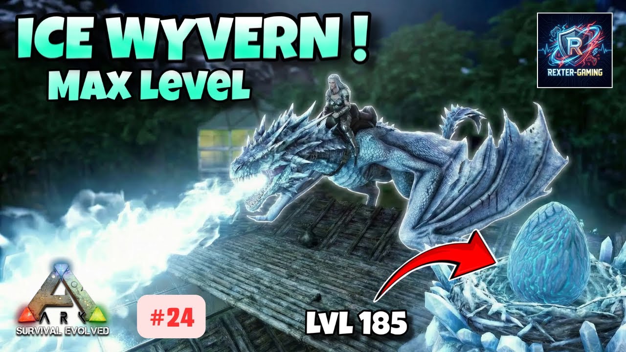 ශීතභූතා - I Tamed a MAX LEVEL ICE WYVERN! 🥶🔥 / ARK Survival Evolved - Sri Lanka/ EP24/ REXTER-GAMING
