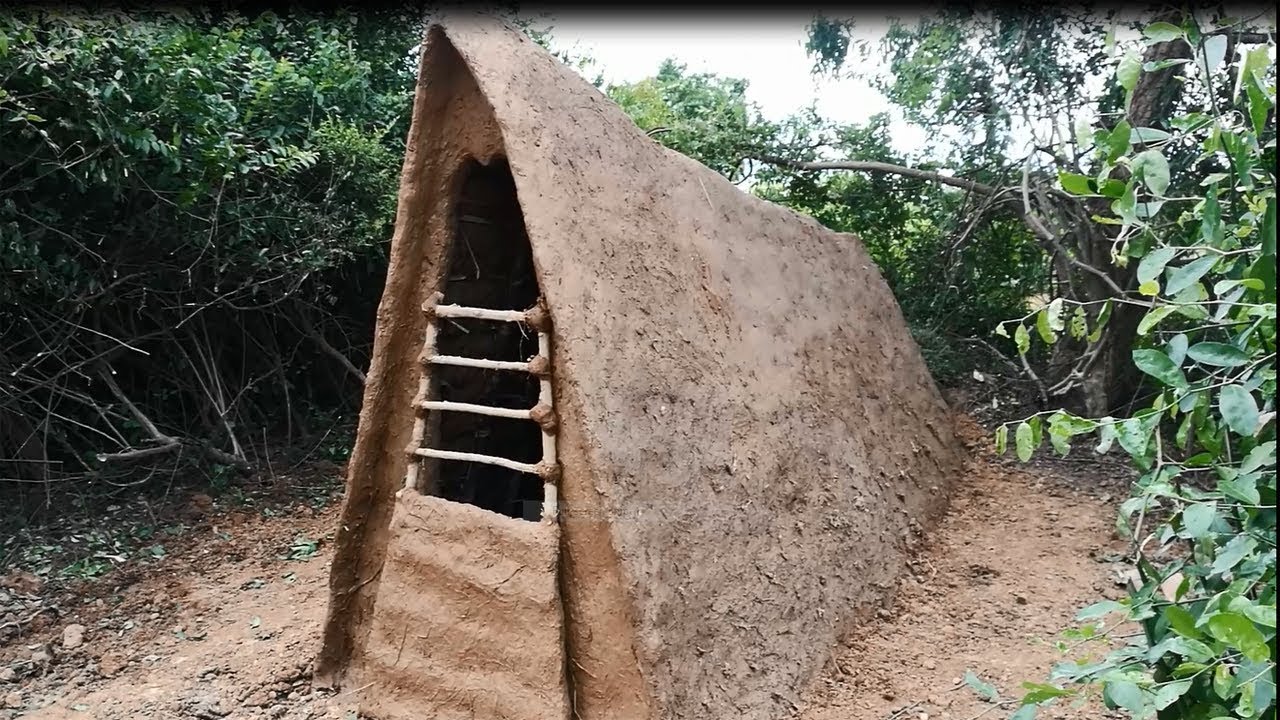 Evolution Primitive Time : Build wooden house underground