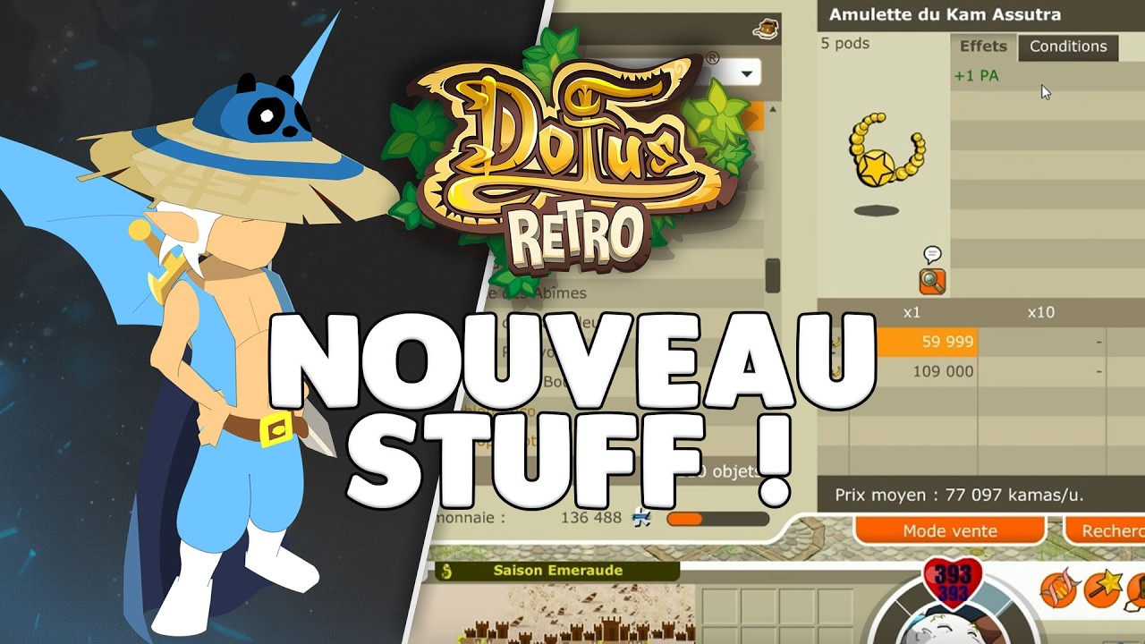 Le premier restuff cheat ! (Dofus R&eacute;tro #9) TDZ RETRO Saison 02