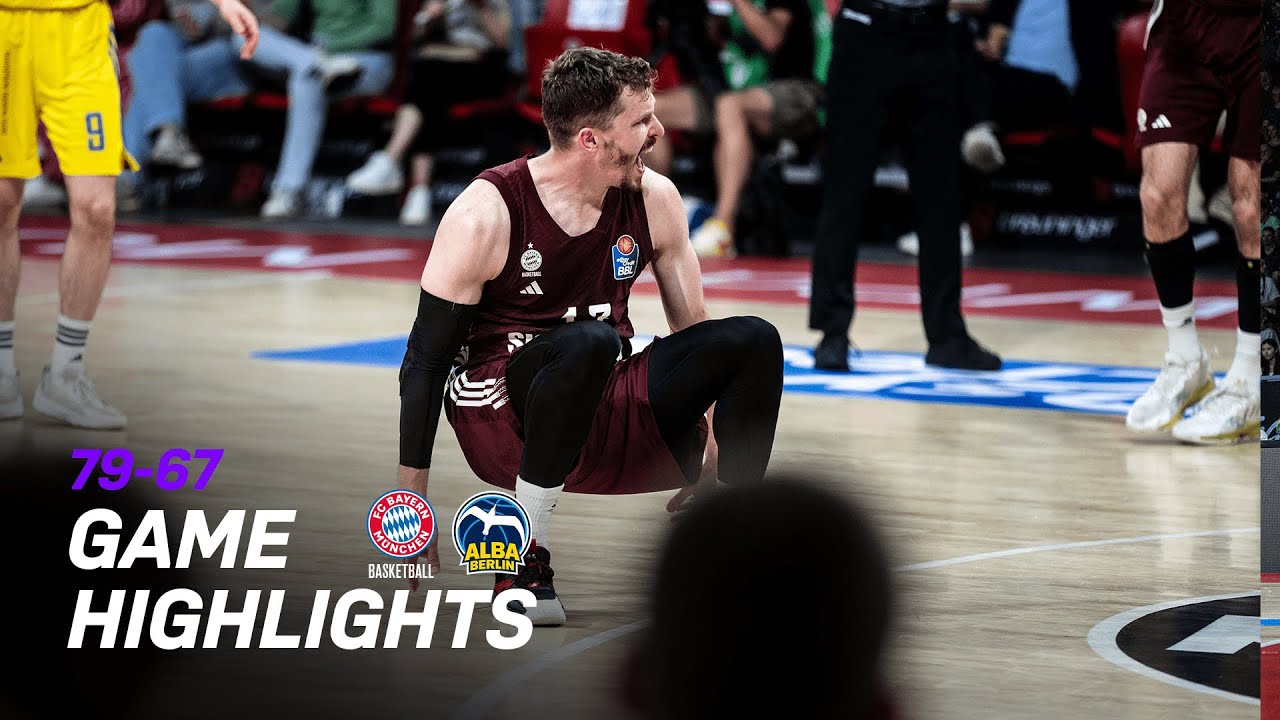 FC Bayern München Highlights | FCBB - Alba Berlin 79-67 | BBL 23/24 | Finale 1