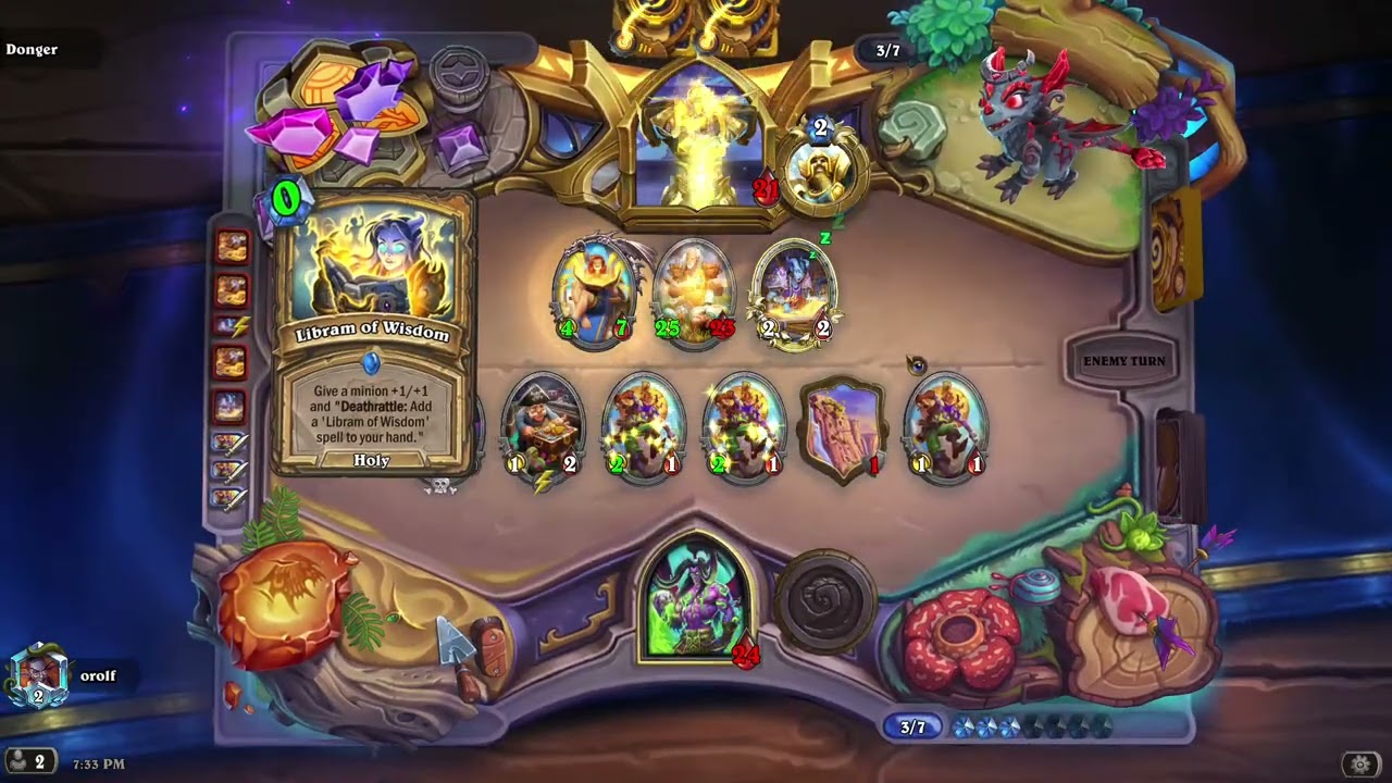 Orolf Hearthstone  Demon Hunter Pirate Wild   Cataclysm pre release