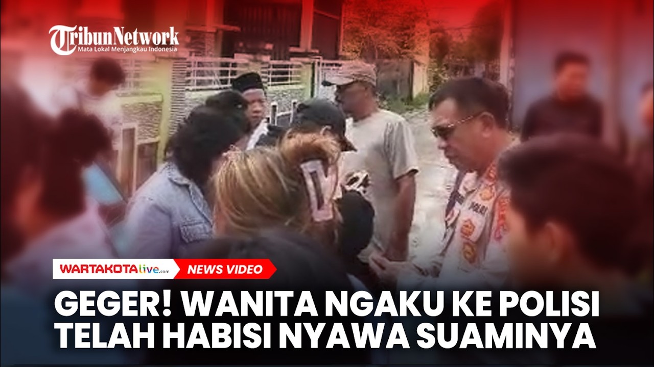 GEGER! Wanita di Tigaraksa Ngaku ke Polisi Telah Menghabisi Nyawa Suaminya dengan Golok