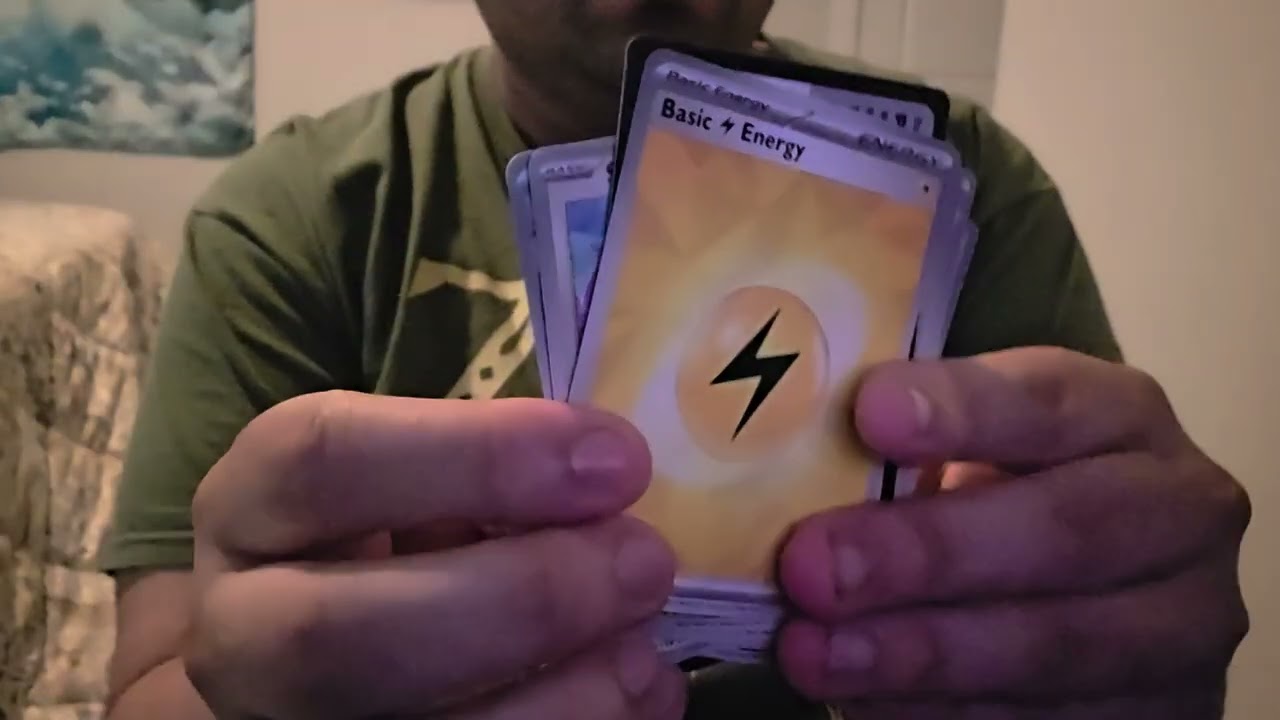 Opening of 5 booster packs pokemon tcg
