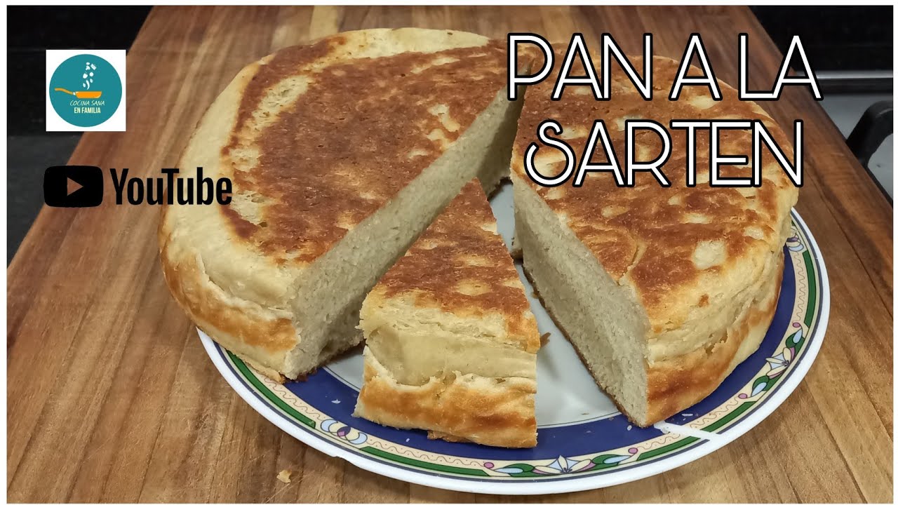 como hacer PAN A LA SARTEN sin horno, fácil y sencillo