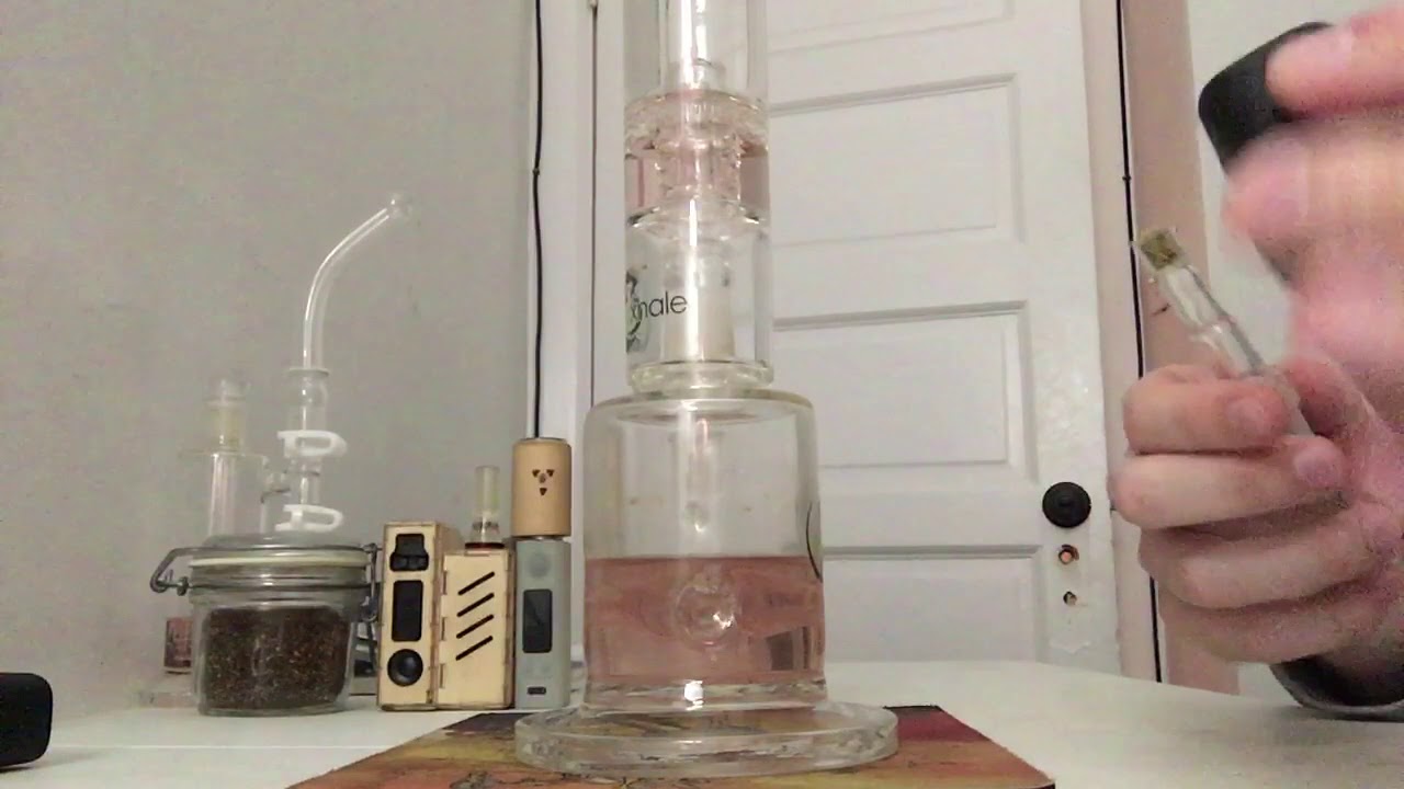 Healthy Rips Fury 2 vaporizer with water pipe adapter and vapexhale glass