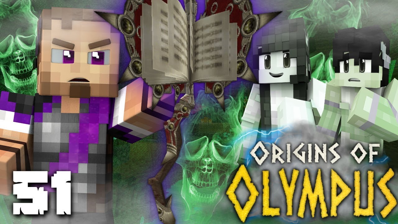 Origins of Olympus: BOOK OF THE DEAD! (Percy Jackson Minecraft Roleplay SMP)