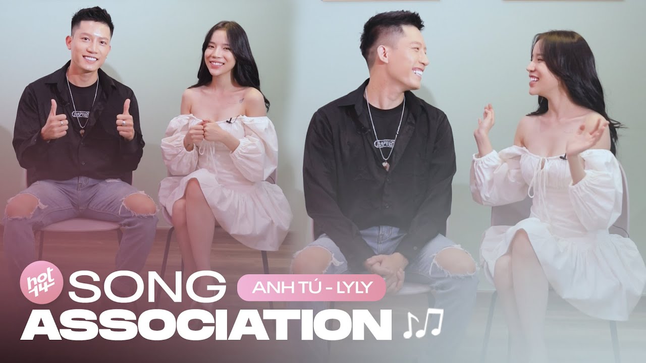 LyLy & Anh Tú hát CRAZE, HƠN CẢ YÊU, ĐEN ĐÁ KHÔNG ĐƯỜNG | HOT14's Song Association