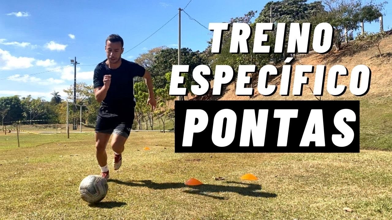 Fa&ccedil;a esse treino se voc&ecirc; joga de PONTA (1 bola e 3 cones)