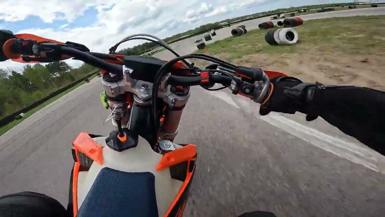 |TOR BIALYSTOK| KTM 350 EXC SUPERMOTO 42.929s #bialystok #moto #supermoto #tor