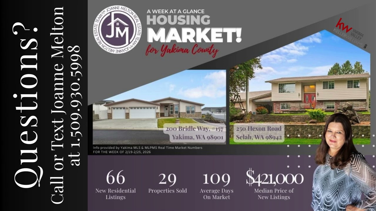 🏡 Yakima Valley Housing Market Update &ndash; See What We've Been Up to Over the Last 7 Days 🗓️ #Yakima