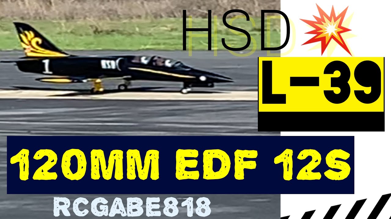 HSD L39 Albatros 120mm EDF 12s