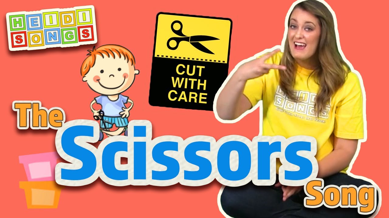 The Scissors Song | How to Cut | Learning Songs for Kids | Preschool & Kindergarten