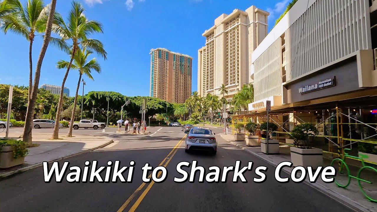 Driving from Waikiki to Shark’s Cove | North Shore Oʻahu Road Trip