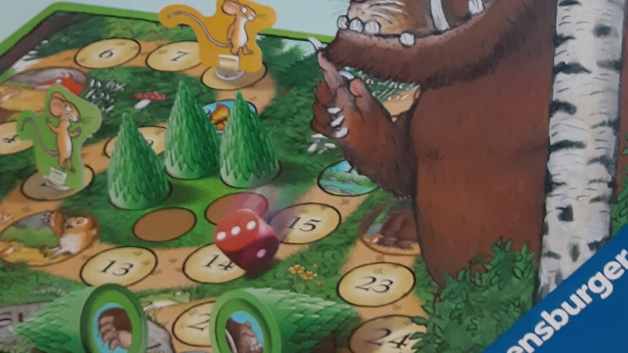 The Gruffalo®️ Deep Dark Wood  Board Game By Ravensburger (Core Mechanics & How Too)