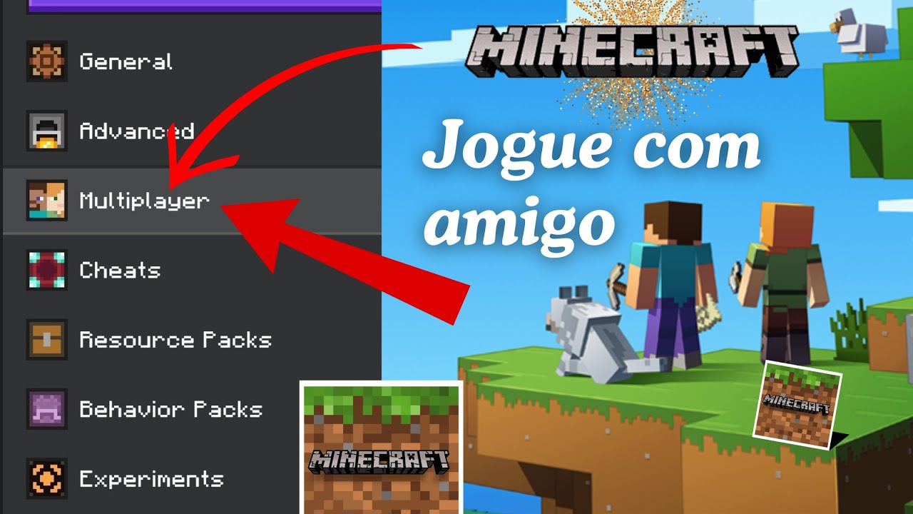 Como jogar multijogador no Minecraft PE | Como jogar Minecraft com amigos