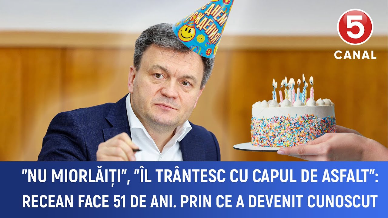 &rdquo;Nu miorlăiți&rdquo;, &rdquo;&Icirc;l tr&acirc;ntesc cu capul de asfalt&rdquo;: Recean face 51 de ani. Prin ce a devenit cunoscut