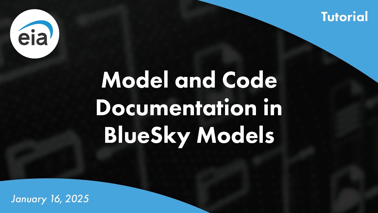 BlueSky Tutorial - Model and Code Documentation