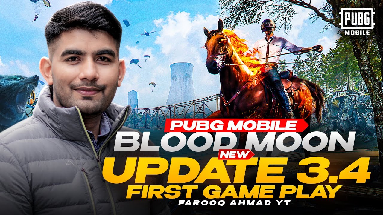 First Game Play of PUBG MOBILE Blood Moon New Update 3.4 | 🔥 PUBG MOBILE 🔥