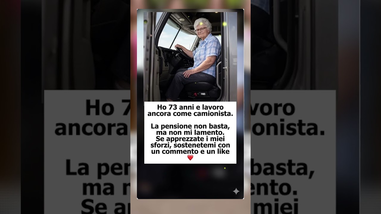 A 73 Anni Ancora sul TIR! La mia storia di forza