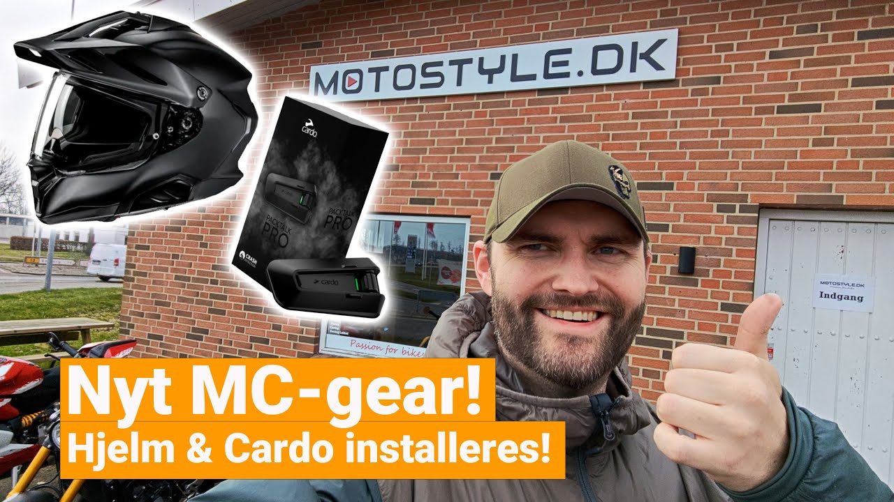 Tur til Motostyle: Ny hjelm & samtaleanl&aelig;g til MC 🎥