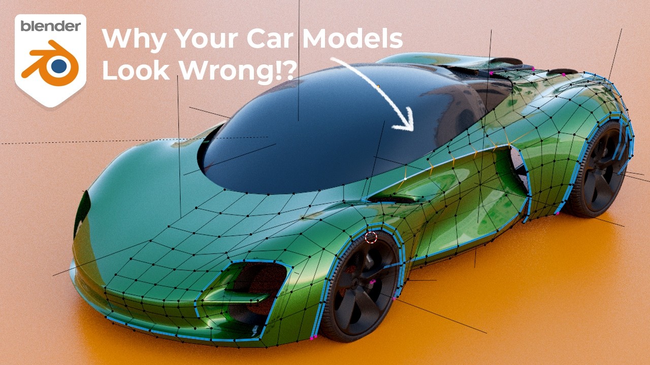 This Blender Technique Will Instantly Improve Your Car Models! - Custom Orientation