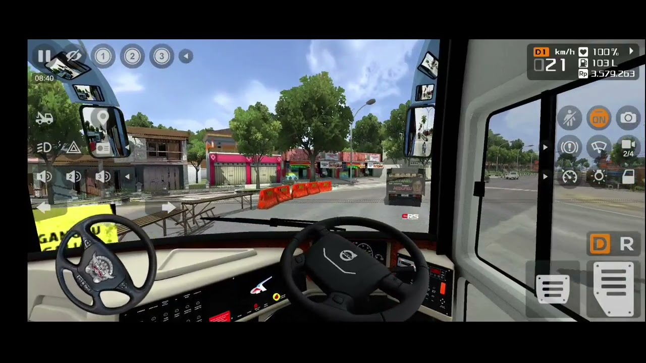 Volvo Sleeper Coach Bus Driving 🚍🚍