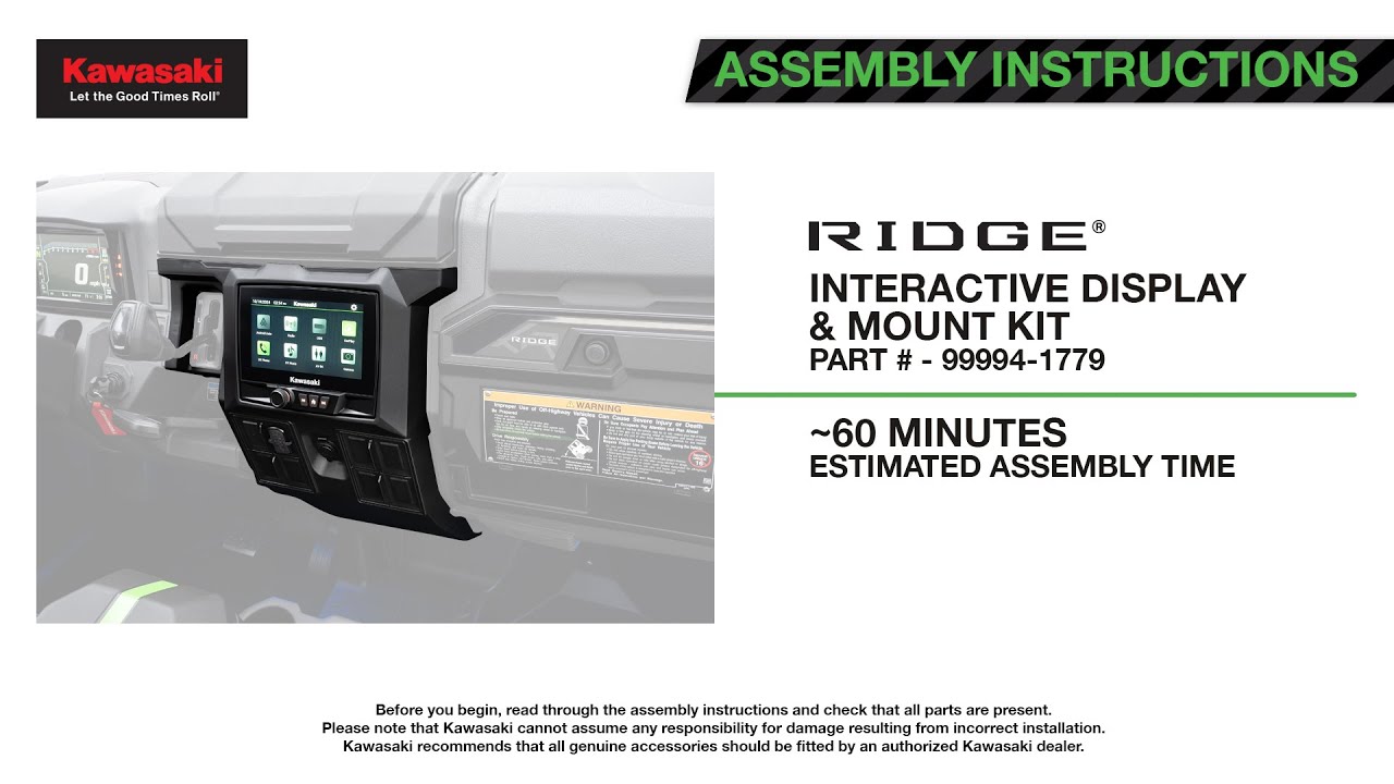 99994-1779 Interactive Display & Mount Kit - Installation Video