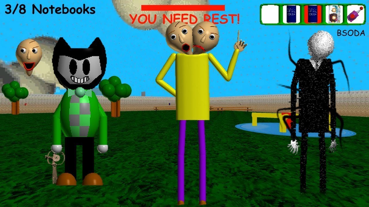 Baldi's basic random maps series: Public demo map (Baldi's basic custom map)