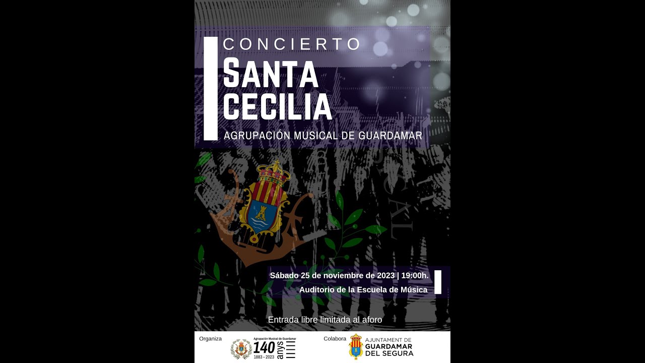 CONCIERTO EXTRAORDINARIO SANTA CECILIA 2023 - Banda de Música Agrupación Musical Guardamar