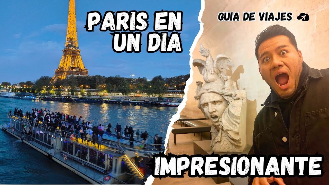 GUIA de PARIS 2024 - ¿QUE HACER en PARIS en un DIA?