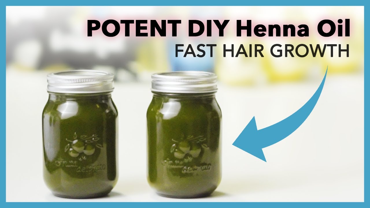 How to Make Infused Henna Oil || For Longer Stronger Thicker  Fast Hair Growth