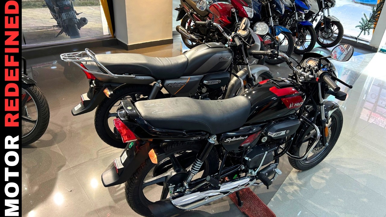 2024 Hero Splendor Plus Xtec 2.0 Vs Splendor Plus Xtec Disc Comparison.