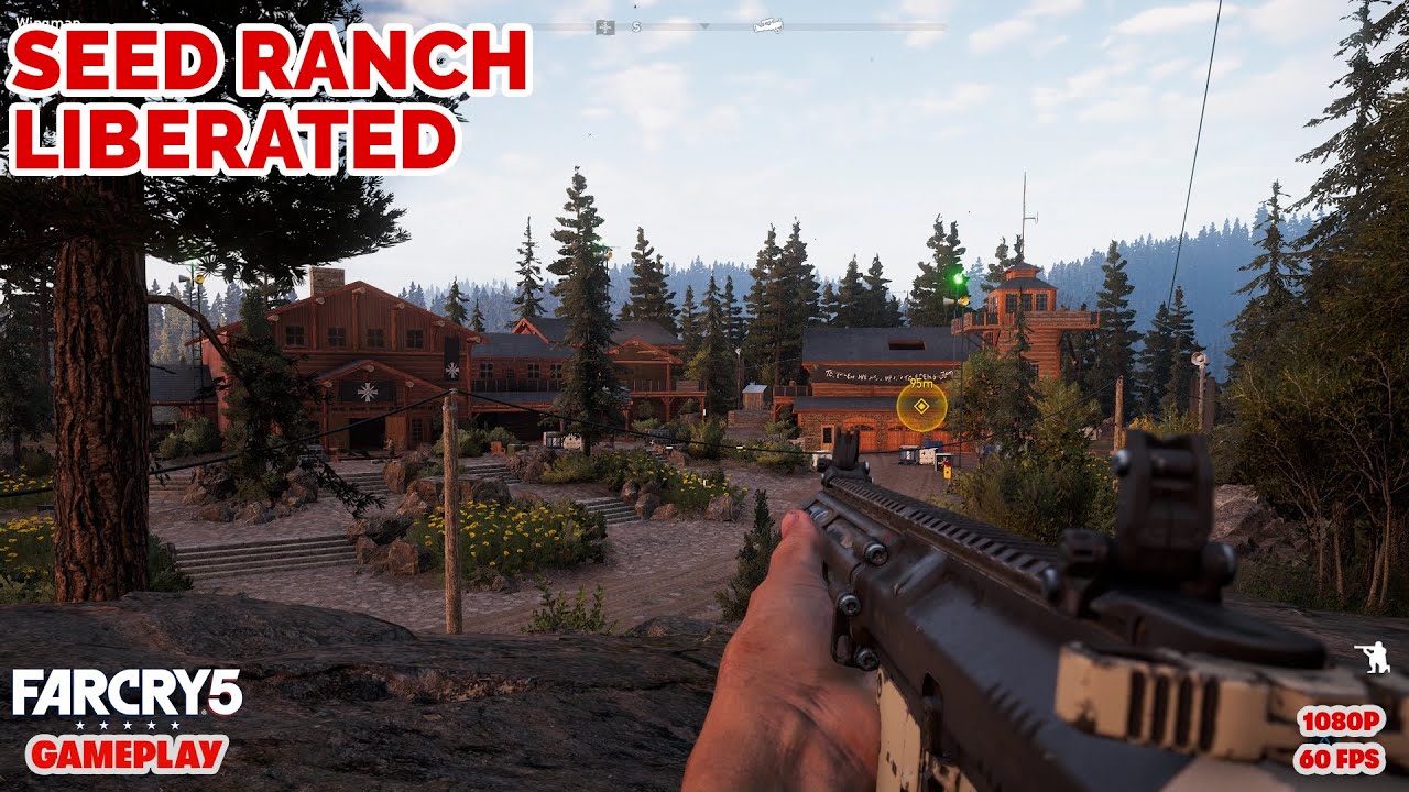 Farcry 5 Liberating Seed Ranch Gameplay 1080P 60FPS
