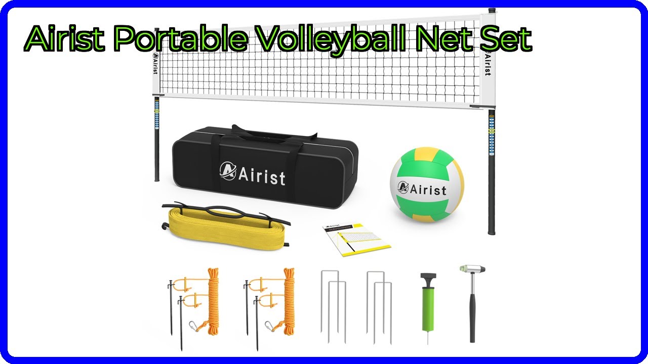 REVIEW (2026): Airist Portable Volleyball Net Set. ESSENTIAL details.