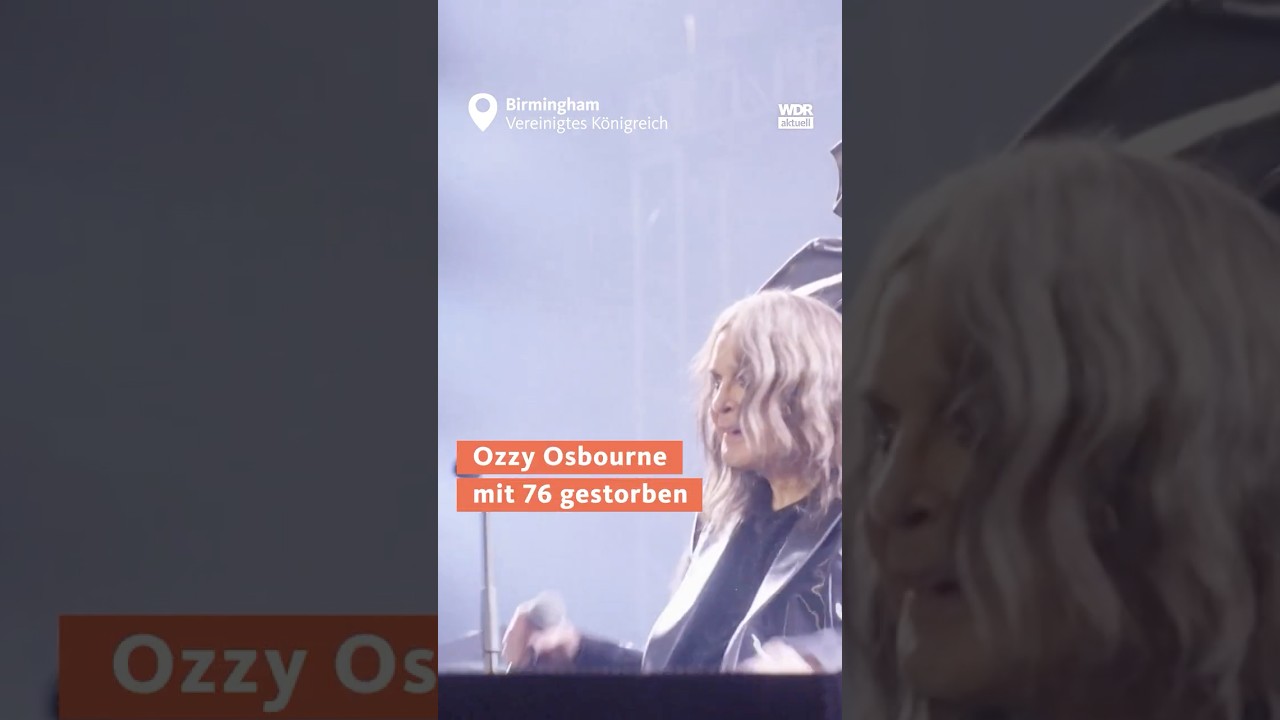 #ozzy #osbourne ist tot #wdraktuell #nachrichten