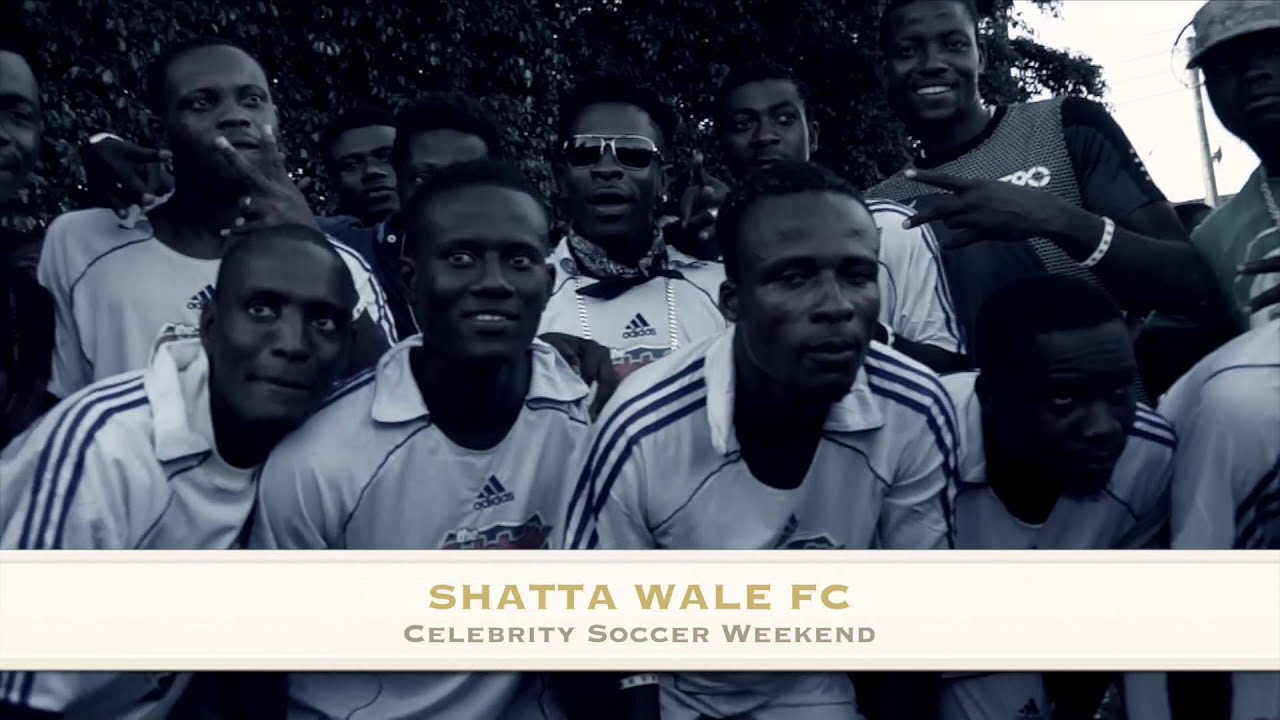Shatta Wale - Playing football @ Allstar Celebrity Soccer