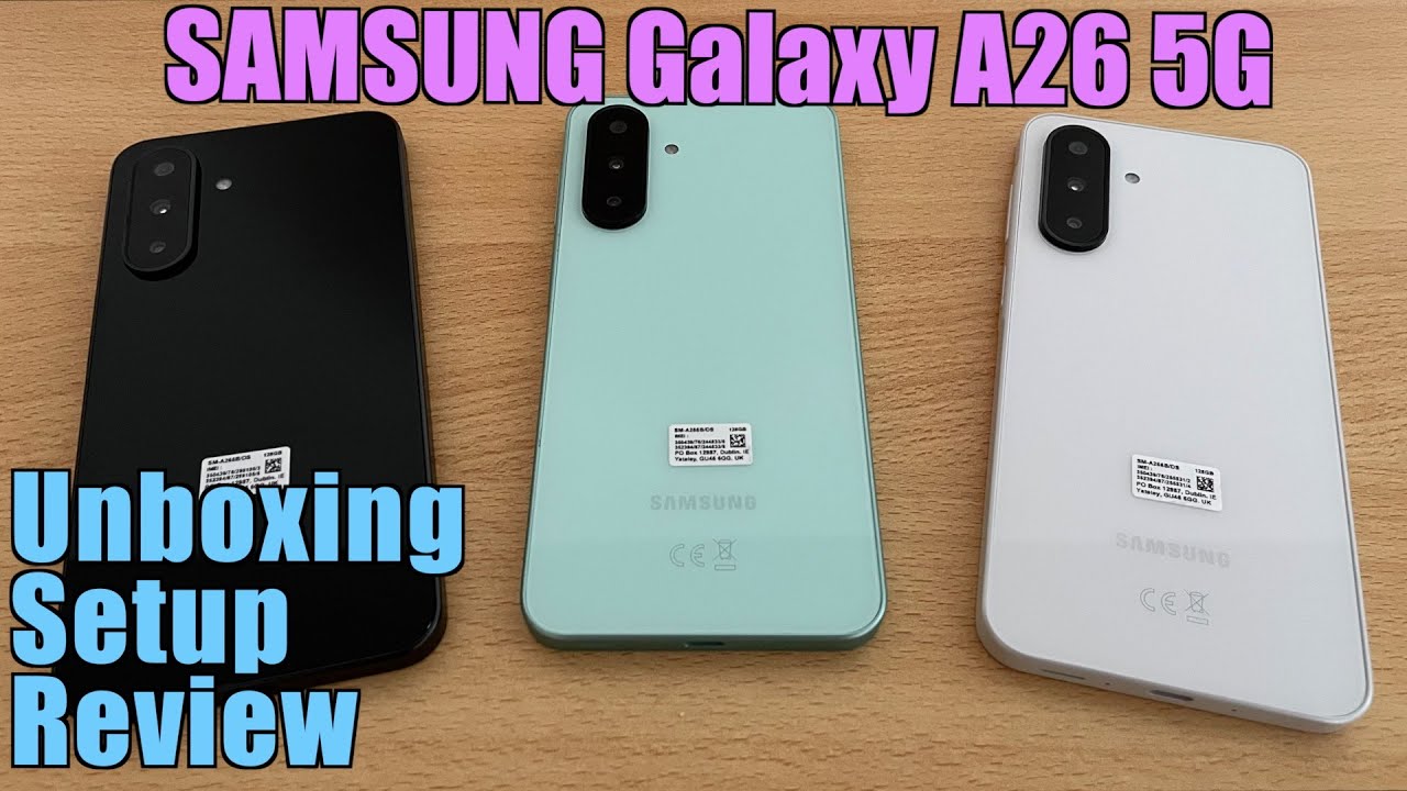 Samsung Galaxy A26 5G (SM-A266B) kicsomagolás és bemutató