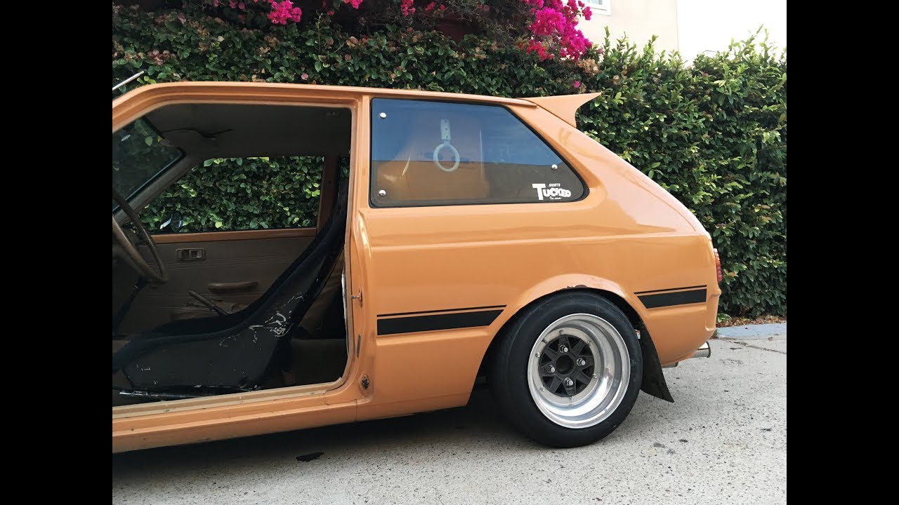 NEW WHEELS AGAIN ! CRUISING TOYOTA STARLET KP61
